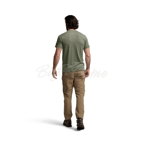 Футболка SITKA Essential SS Henley цвет Olive Green Heather фото 9