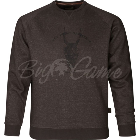 Джемпер SEELAND Key-Point Sweatshirt цвет After Dark Melange фото 3