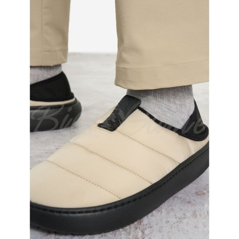 Слипоны CROCS Puff Moc цвет Бежевый / Черный фото 6