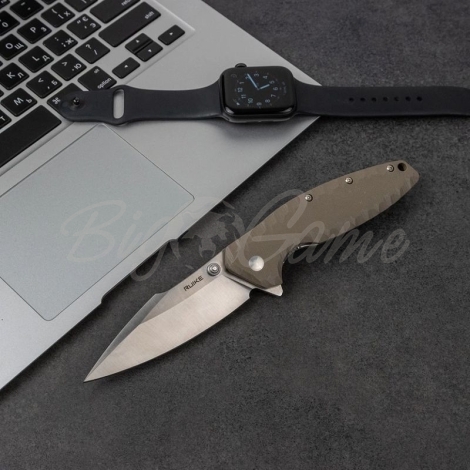 Нож складной RUIKE Knife P843-W цв. Бежевый фото 5