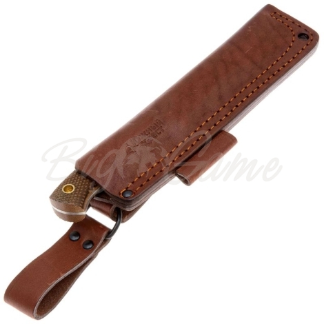 Нож ЮЖНЫЙ КРЕСТ Шершень L конвекс Сталь VG10 рукоять Микарта койот/насечка фото 4