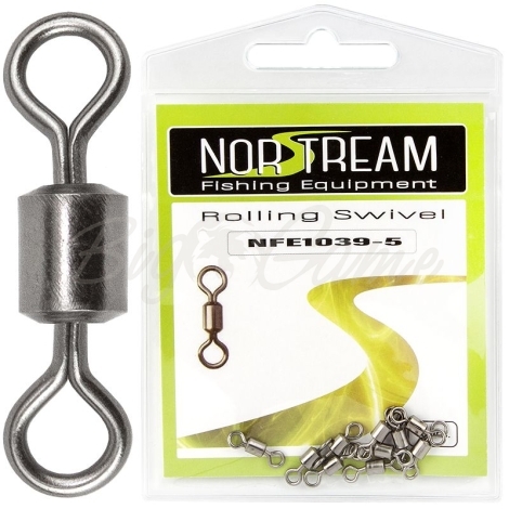 Вертлюг NORSTREAM Rolling swivel 1039 (10 шт.) № 5 фото 1