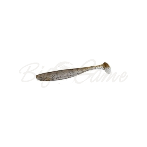 Виброхвост KEITECH Easy Shiner 4,5" (6 шт.) цв. #414 Green Pumpkin PP Shad фото 1
