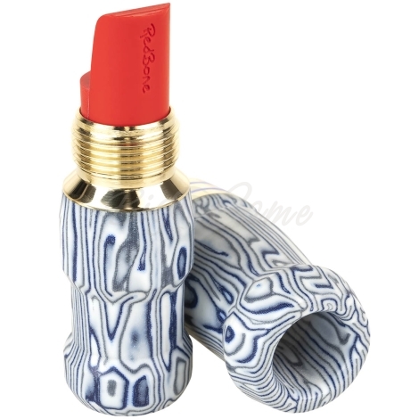 Манок на белолобого гуся D.E.D CUSTOM CALLS Зов вдовы Call of widow Short barrel (делрин) цв. Белый со светло-фиолетовыми разводами фото 4