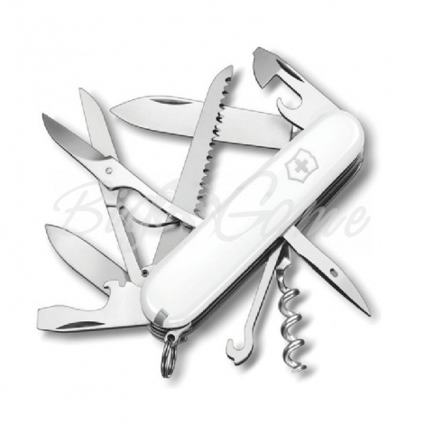 Нож VICTORINOX Huntsman 91мм 15 функций цв. Белый фото 1