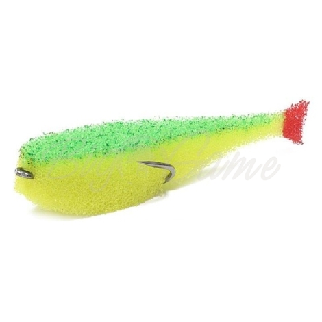 Поролоновая рыбка LEX Classic Fish CD 11 YGB (желтое тело / зеленая спина / красный хвост) фото 1