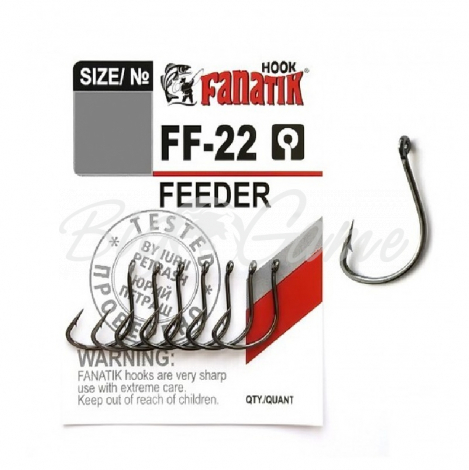 Крючок одинарный FANATIK FF-22 Feeder № 7 (9 шт.) фото 1