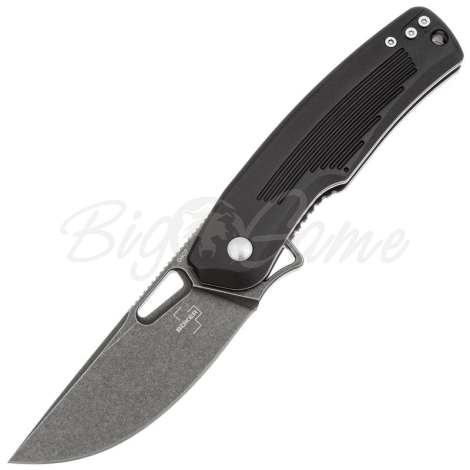 Нож складной полуавтоматический BOKER Nahal сталь D2 рукоять Алюминий цв. Черный фото 1