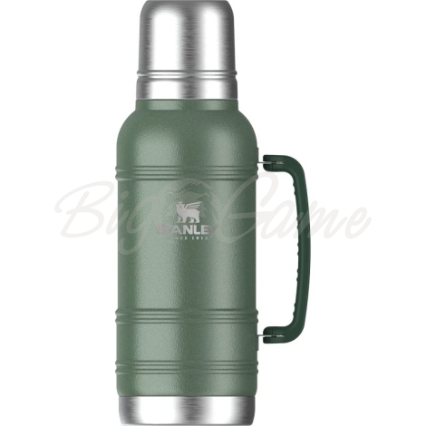 Термос STANLEY Artisan Thermal Bottle 1,4 л цвет Hammertone Green фото 1