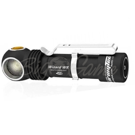 Фонарь налобный ARMYTEK Wizard C2 WR Magnet USB Белый цвет черный фото 1