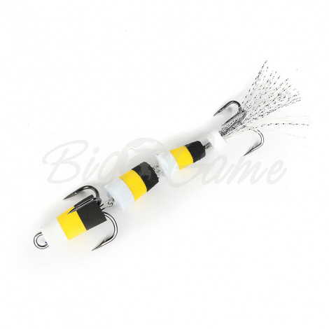 Мандула XXL FISH №15 Серпуховская цв. белый / желтый / черный фото 1