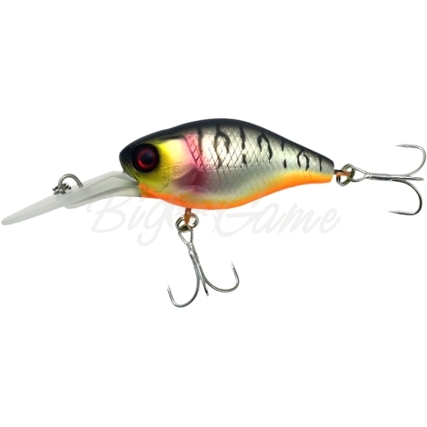 Воблер JACKALL D Chubby 38 Silent цв. uv mat silver tiger фото 1