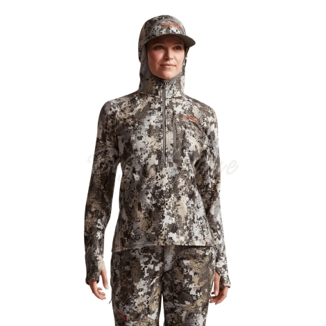 Термокофта SITKA WS Core Merino 330 Hoodie цвет Optifade Elevated II фото 6