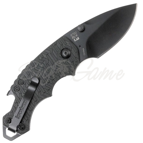 Нож складной KERSHAW Shuffle 8Cr13MoV рукоять Термопластик GRN цв. Черный фото 5