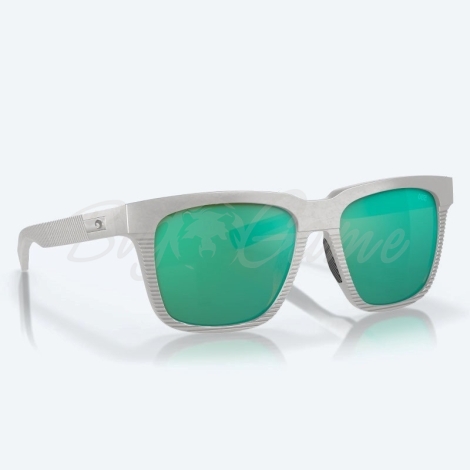 Очки поляризационные COSTA DEL MAR Pescador 580G р. L цв. Net Light Gray цв. ст. Green Mirror фото 1