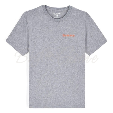 Футболка SIMMS Bass Ruler T-Shirt цвет Athletic Heather фото 1