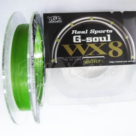 Плетенка YGK Real Sports G-Soul Wx8 150 м цв. Салатовый # 1,5 фото 1