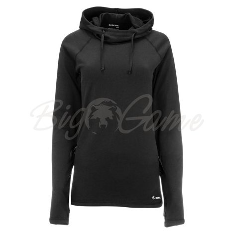 Толстовка SIMMS Women's Heavyweight Baselayer Hoody цвет Black фото 1