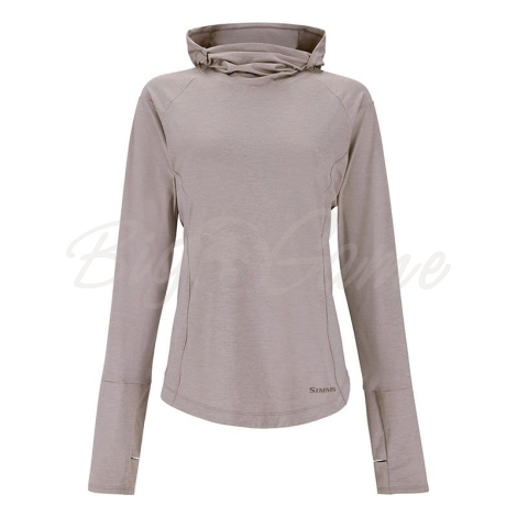 Термокофта SIMMS Women's SolarFlex Cooling Hoody цвет Heron фото 1