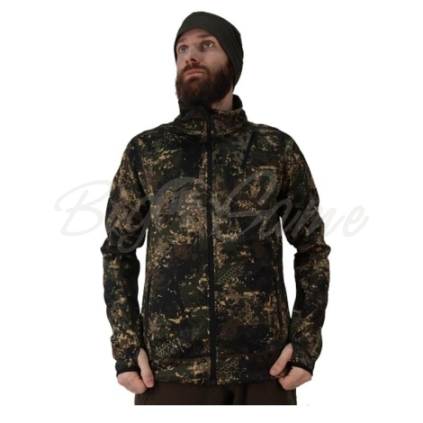 Толстовка ALASKA MS Juneau Powerfleece Jacket цвет BlindTech Invisible фото 4