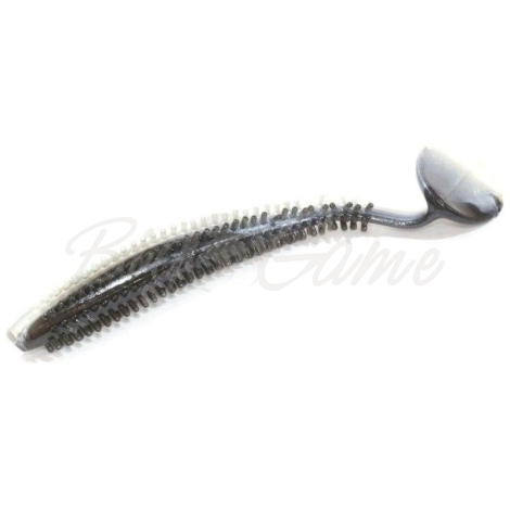 Виброхвост FOX RAGE Spikey Shad 9 см (6 шт.) цв. Black n White фото 1
