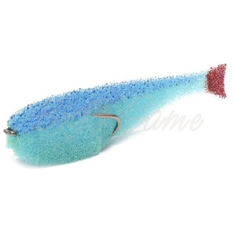 Поролоновая рыбка LEX Classic Fish CD UV 11 BLBLB (синее тело / синяя спина / красный хвост) фото 1