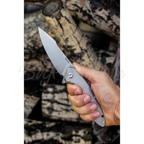 Нож складной RUIKE Knife P128-SF цв. Серый фото 2