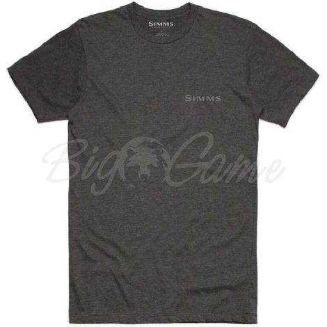 Футболка SIMMS Palm Tarpon Fill T-Shirt цвет Charcoal Heather фото 3