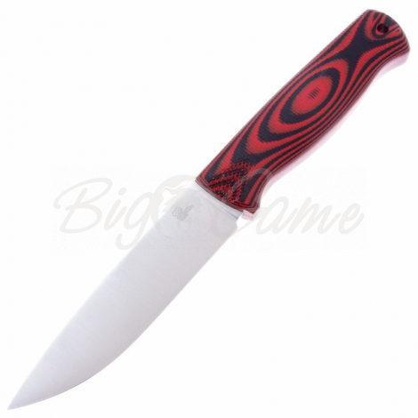 Нож OWL KNIFE Otus сталь N690 рукоять G10 черно-красна фото 1