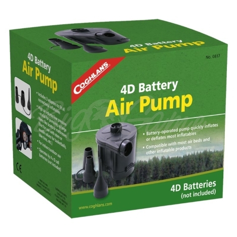 Насос электронный COGHLAN'S 4D Battery Air Pump фото 2