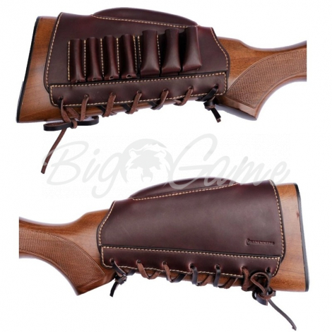 Накладка на ложе ружья MAREMMANO TZ 904 Leather Cheek Rest фото 1
