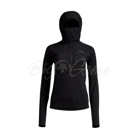 Термокофта SITKA WS Core Merino 330 Hoodie цвет Black фото 1