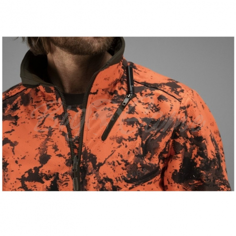 Толстовка HARKILA Wildboar Pro Reversible WSP jacket цвет Willow green / AXIS MSP Wildboar orange фото 4