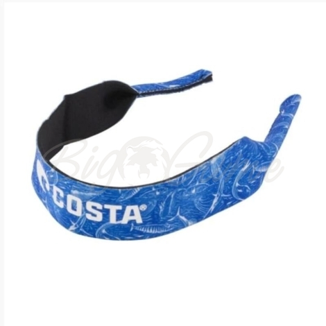 Шнурок для очков COSTA DEL MAR Megaprene цв. Vintage Fish Blue фото 1