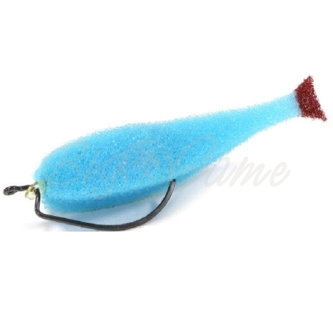 Поролоновая рыбка LEX Classic Fish 12 OF2 BL (синее тело / красный хвост) фото 1