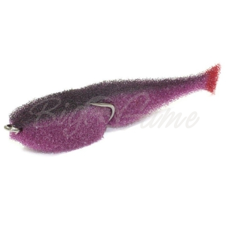 Поролоновая рыбка LEX Classic Fish CD 12 PBB (фиолетовое тело / черная спина / красный хвост) фото 1
