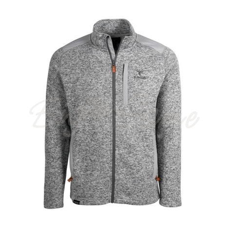 Толстовка KING'S Lifestyle Full-Zip Sweater цвет Heather Grey фото 1