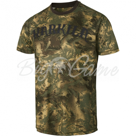 Футболка HARKILA Lynx SS T-shirt цвет AXIS MSP Forest Green фото 1