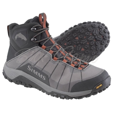 Ботинки SIMMS Flyweight Boot - Vibram цвет Steel Grey фото 1