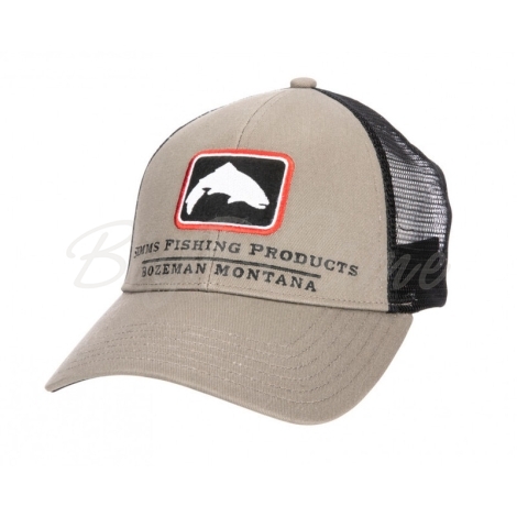 Кепка SIMMS Trout Icon Trucker цвет Tan фото 1