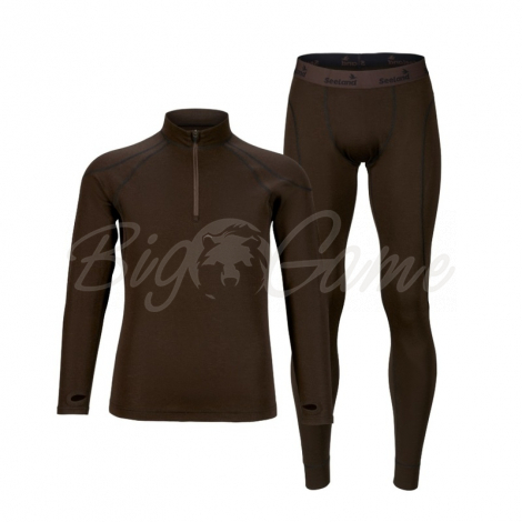 Комплект термобелья SEELAND Climate Base layer цвет Clay Brown фото 1