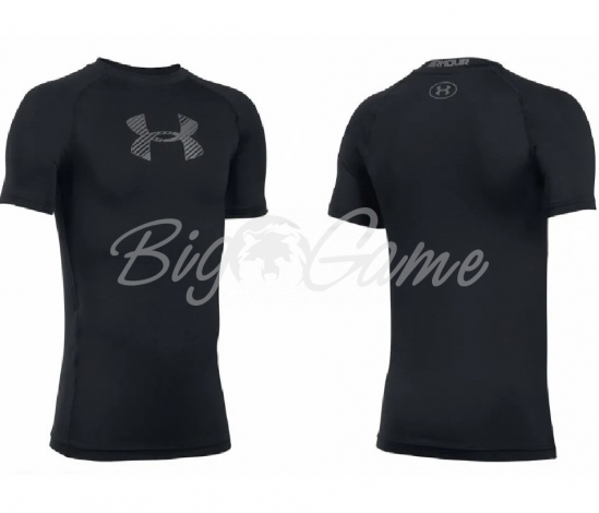 Термокофта UNDER ARMOUR HeatGear Armour Compression LS New цвет Black / Halo Gray фото 1