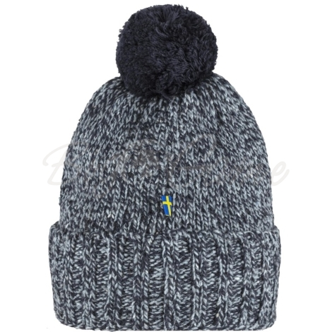 Шапка FJALLRAVEN Ovik Pom Hat цвет Dark Navy фото 3