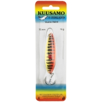 Блесна колеблющаяся KUUSAMO Vuono 6 75/16 (бусинка) код цв. BL/FR/Fye-S  превью 3