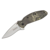 Нож складной полуавтоматический KERSHAW Scallion Camo сталь 420НС рукоять Алюминий 6061 T-6 цв. Камуфляж