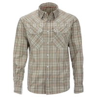 Рубашка SIMMS Brackett LS Shirt цвет Dark Stone Classic Plaid превью 1