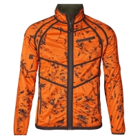 Толстовка SEELAND Vantage reversible fleece цвет Pine green / InVis orange blaze превью 3