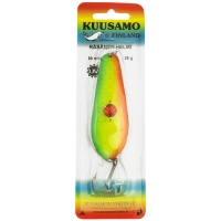 Блесна колеблющаяся KUUSAMO Rasanen 90/28 (бусинка) код цв. GR/Fye/FR-S, UV превью 3