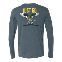 Футболка BANDED Just Go 3D Mallard L/S T-Shirt цвет Indigo превью 2