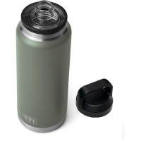 Термос YETI Rambler Bottle Chug Cap 1065 цвет Camp Green